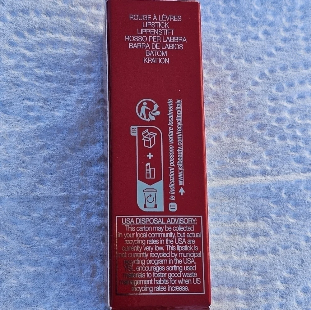 YSL ROUGE PUR COUTURE SATIN LIPSTICK .13OZ COLOR NM NU MUSE